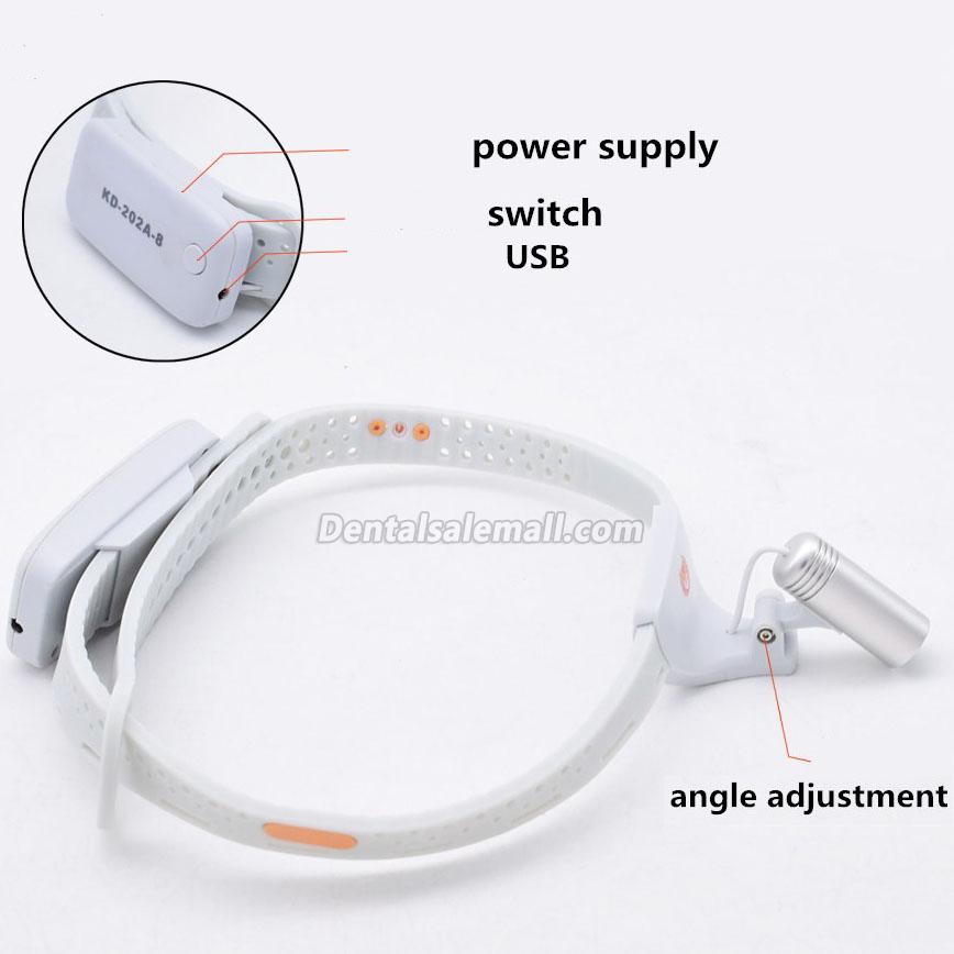 KWS KD-203AY-8 LED Portable Professional Dental Medical Headlight image 4