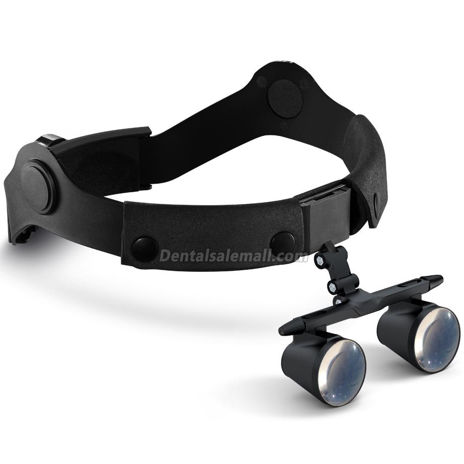 KWS FD-501G-2.5X/3.5X Head-Bend One-Way Spiral Dental Binocular Loupes image 3