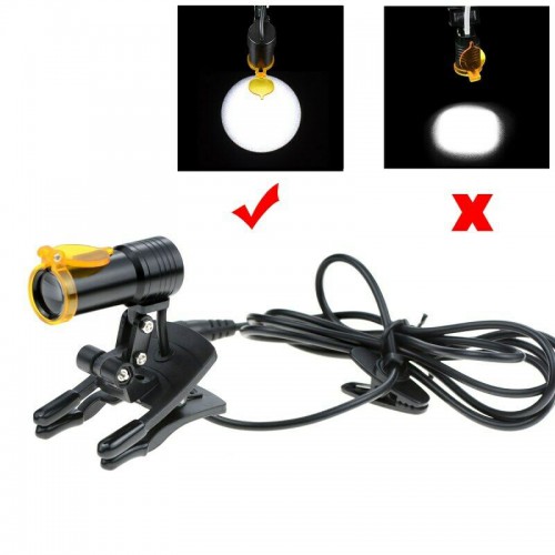 Professional Dental Medical 5W LED Head Light with Filter Clip-on Headlight for Loupe image 1