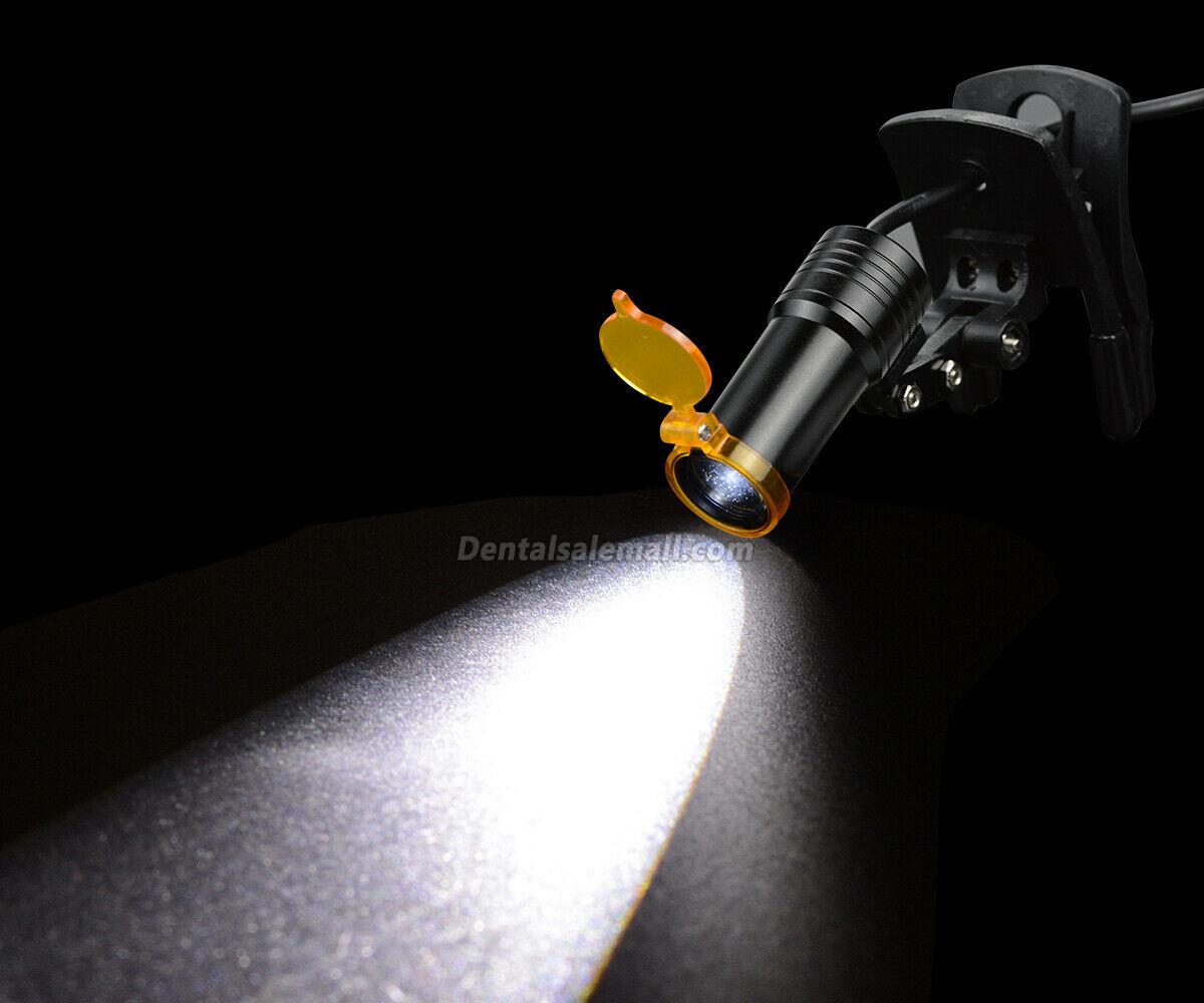 Professional Dental Medical 5W LED Head Light with Filter Clip-on Headlight for Loupe image 5