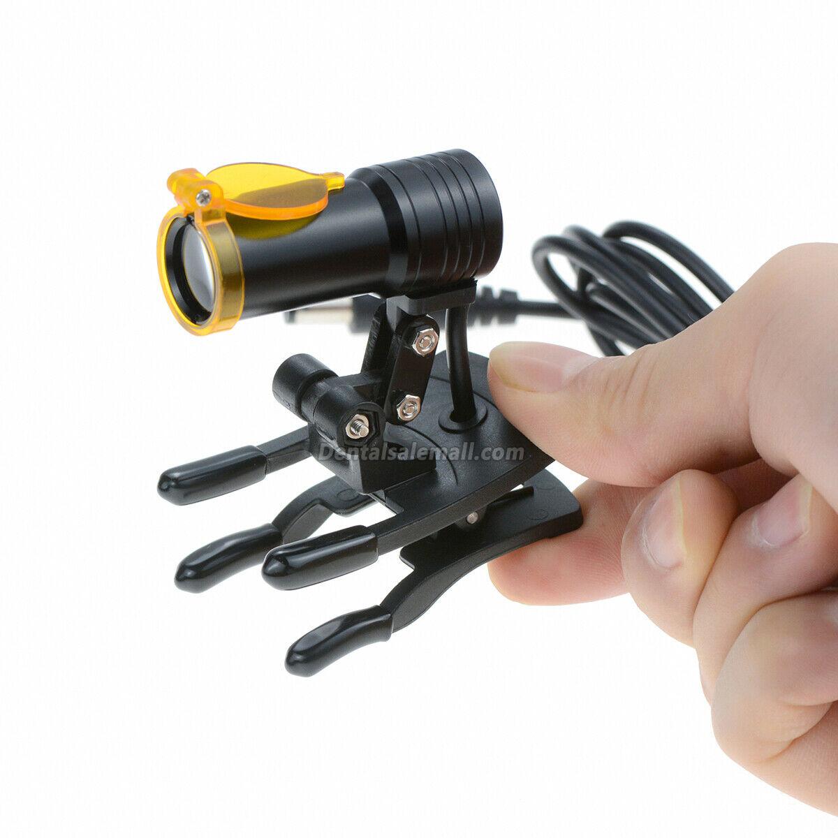 Professional Dental Medical 5W LED Head Light with Filter Clip-on Headlight for Loupe image 6