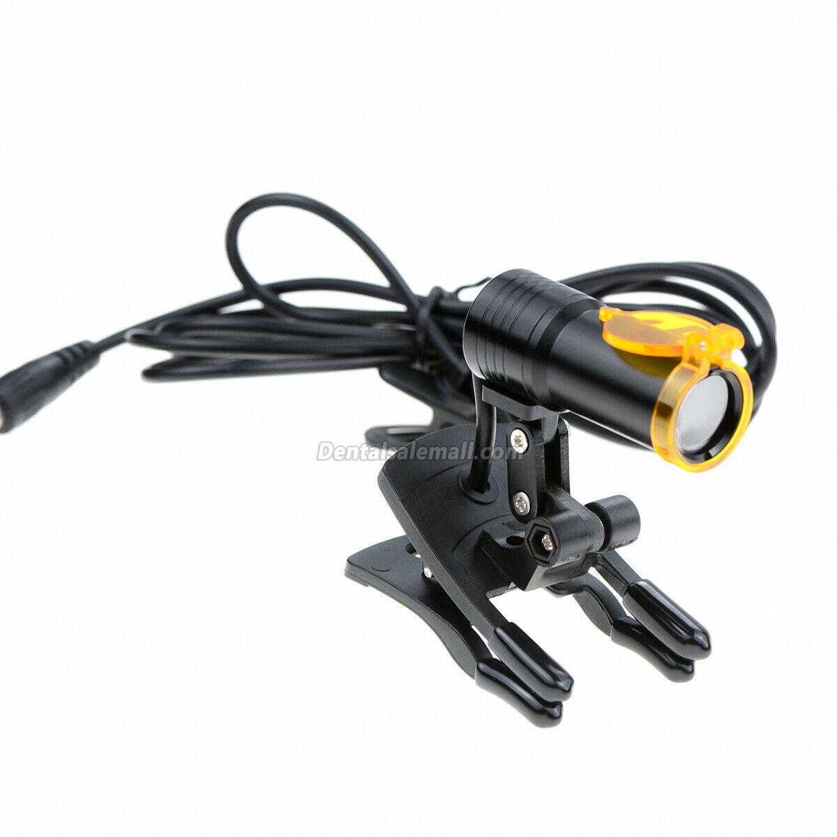 Professional Dental Medical 5W LED Head Light with Filter Clip-on Headlight for Loupe image 11