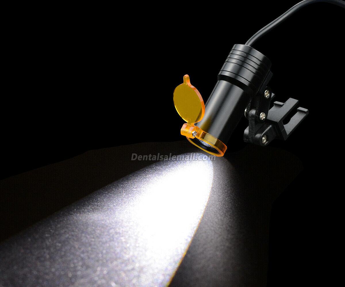 Dental 5W LED Head Light with Filter and Belt Clip and 3.5X Binocular Loupe image 7
