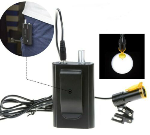 Dental 5W LED Head Light with Filter & Belt Clip for Binocular Loupe image 3
