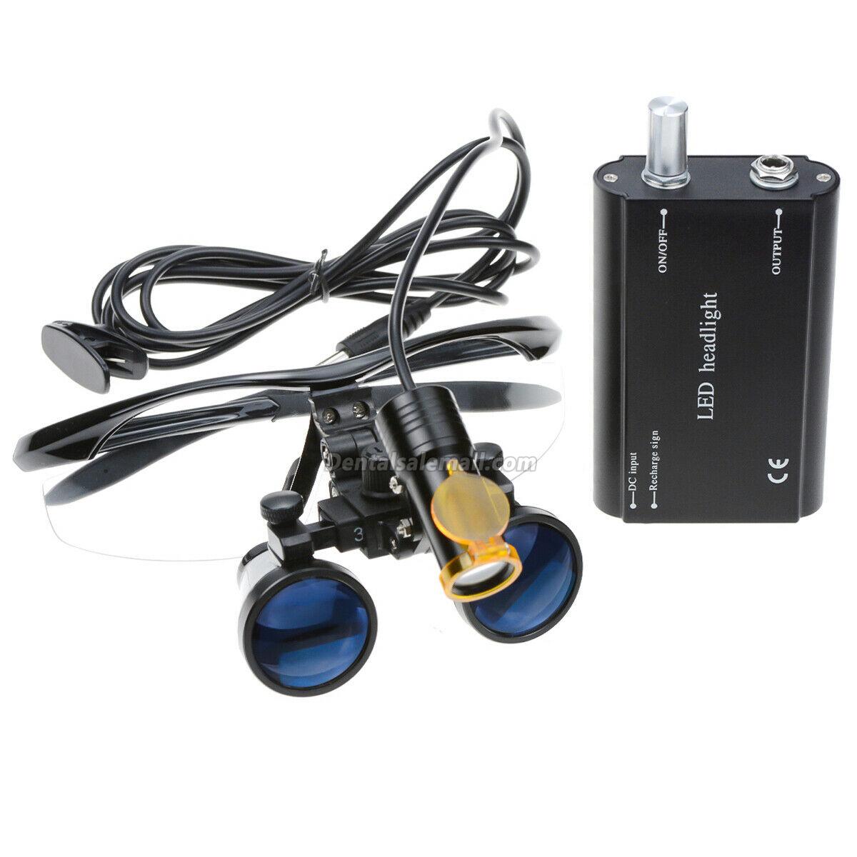 Dental 5W LED Head Light with Filter and Belt Clip and 3.5X Binocular Loupe image 8