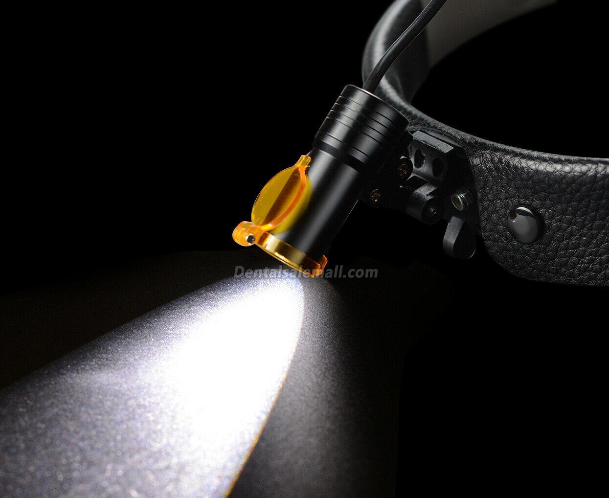 Dental Medical 5W LED Headlight with Filter Headband Head Light and Aluminum Box image 6