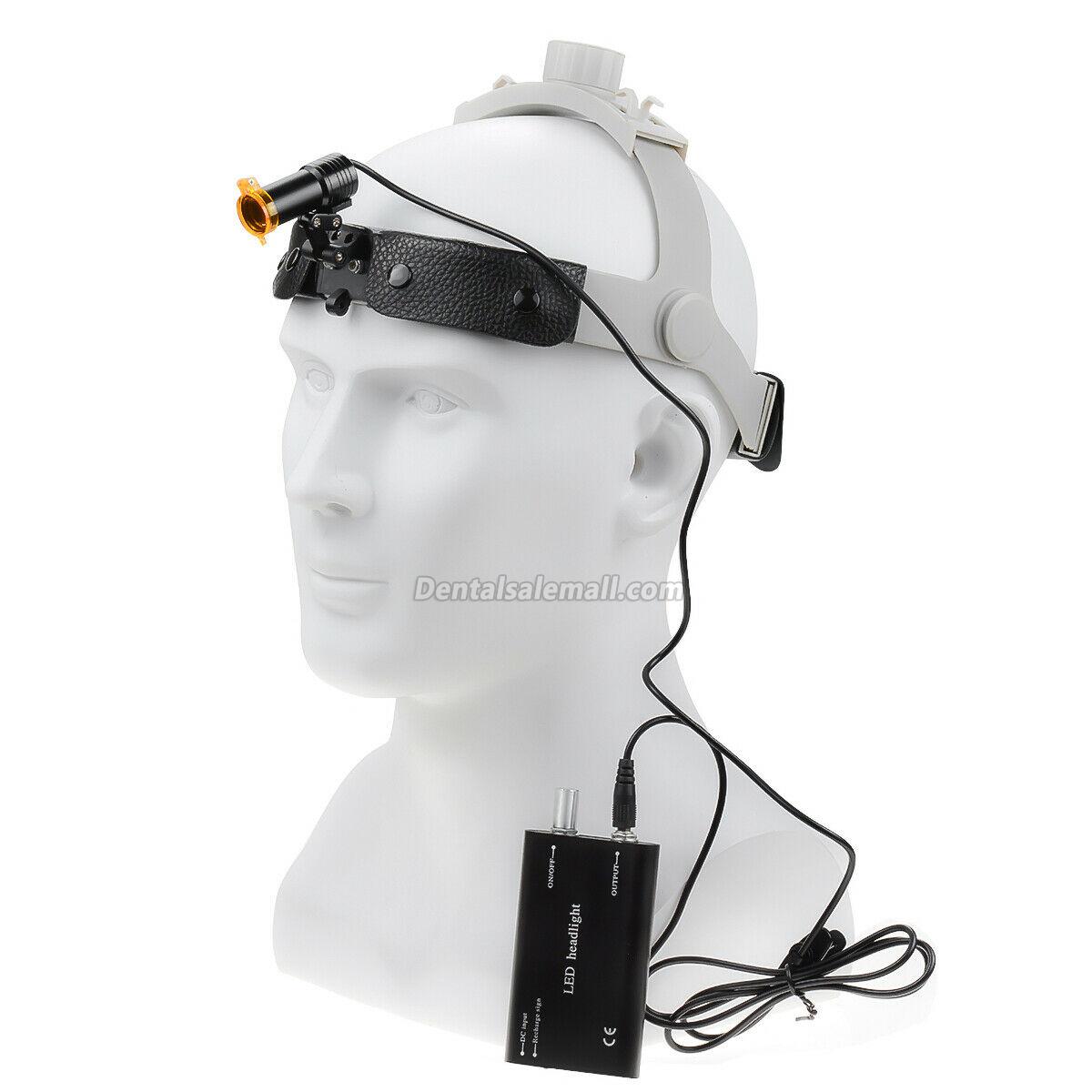 Dental Medical 5W LED Headlight with Filter Headband Head Light and Aluminum Box image 9