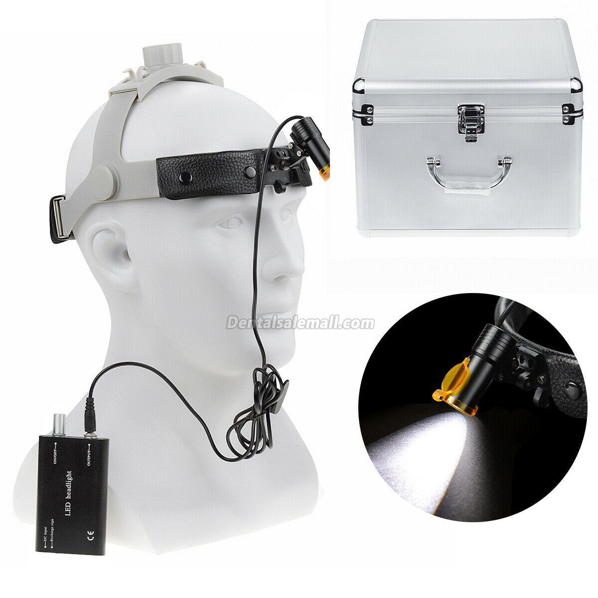 Dental Medical 5W LED Headlight with Filter Headband Head Light and Aluminum Box image 8
