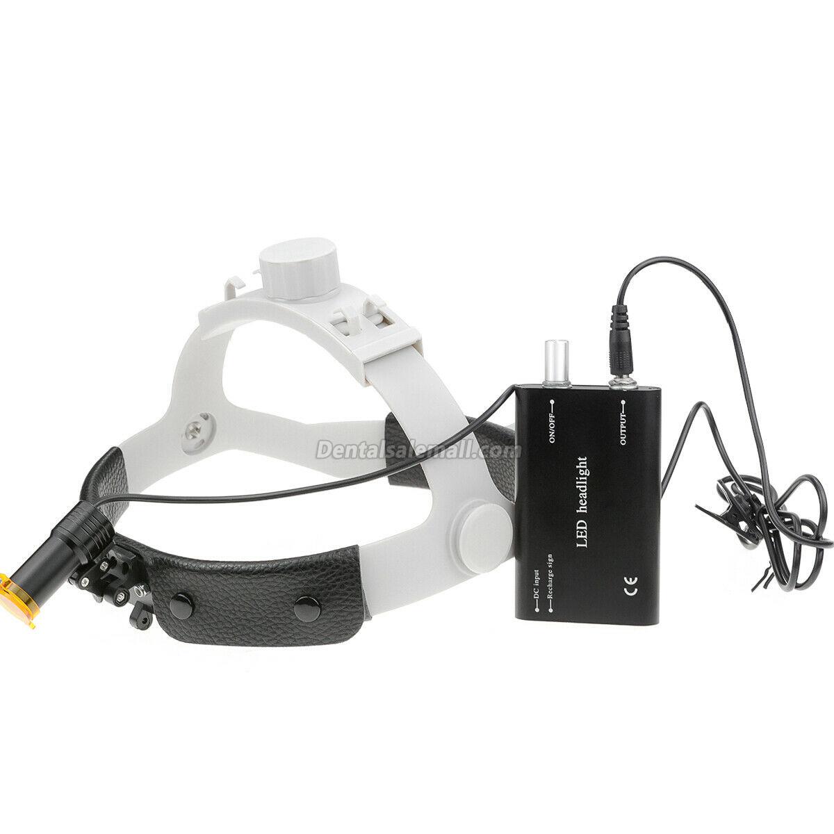 Dental Medical 5W LED Headlight with Filter Headband Head Light and Aluminum Box image 10