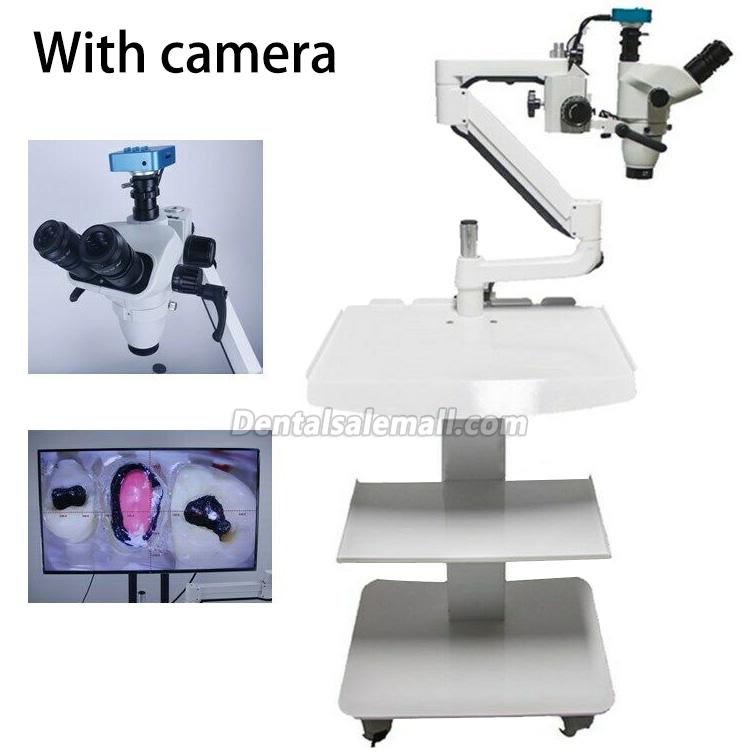5W Trolley Type Professional Dental Endo Operating Microscope Loups with Camera image 2