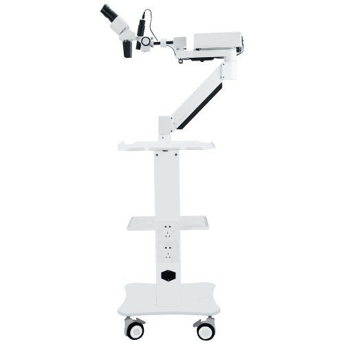Professional Dental Surgical Microscope Operating Loupe with 5W LED Light＆Trolley Cart Unit image 1