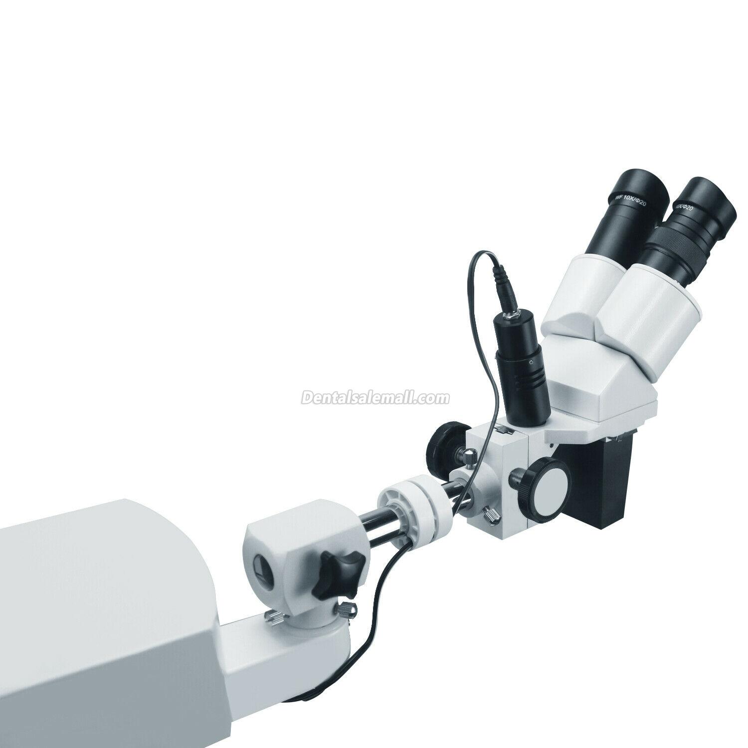 Professional Dental Surgical Microscope Operating Loupe with 5W LED Light＆Trolley Cart Unit image 4