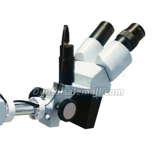 Professional Dental Surgical Microscope Operating Loupe with 5W LED Light＆Trolley Cart Unit image 5