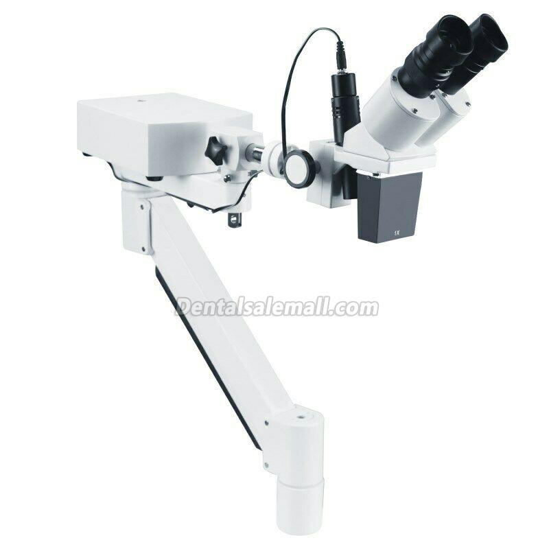 Professional Dental Surgical Microscope Operating Loupe with 5W LED Light＆Trolley Cart Unit image 7