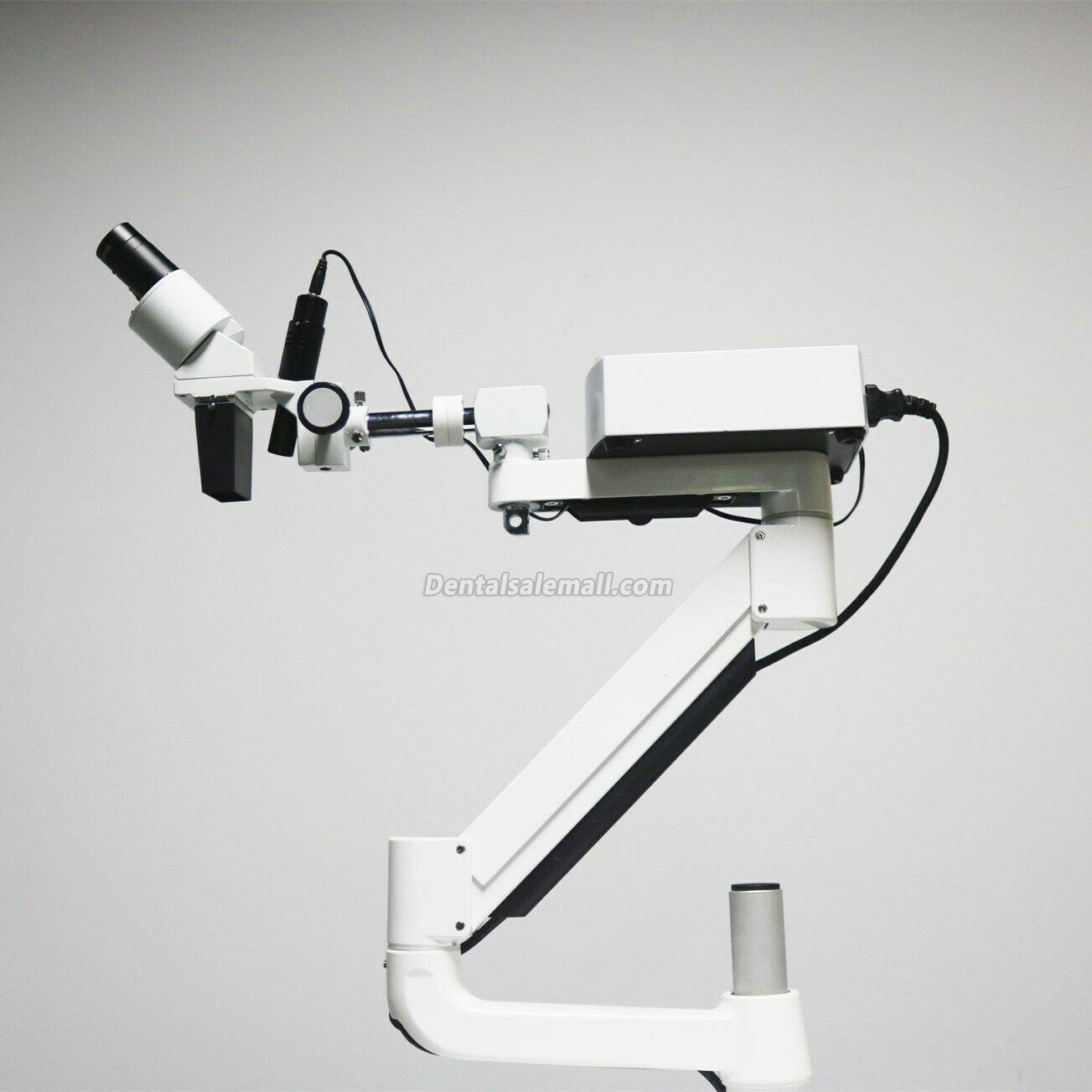Professional Dental Surgical Microscope Operating Loupe with 5W LED Light＆Trolley Cart Unit image 8