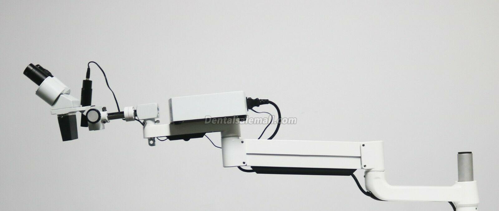 Professional Dental Surgical Microscope Operating Loupe with 5W LED Light＆Trolley Cart Unit image 10