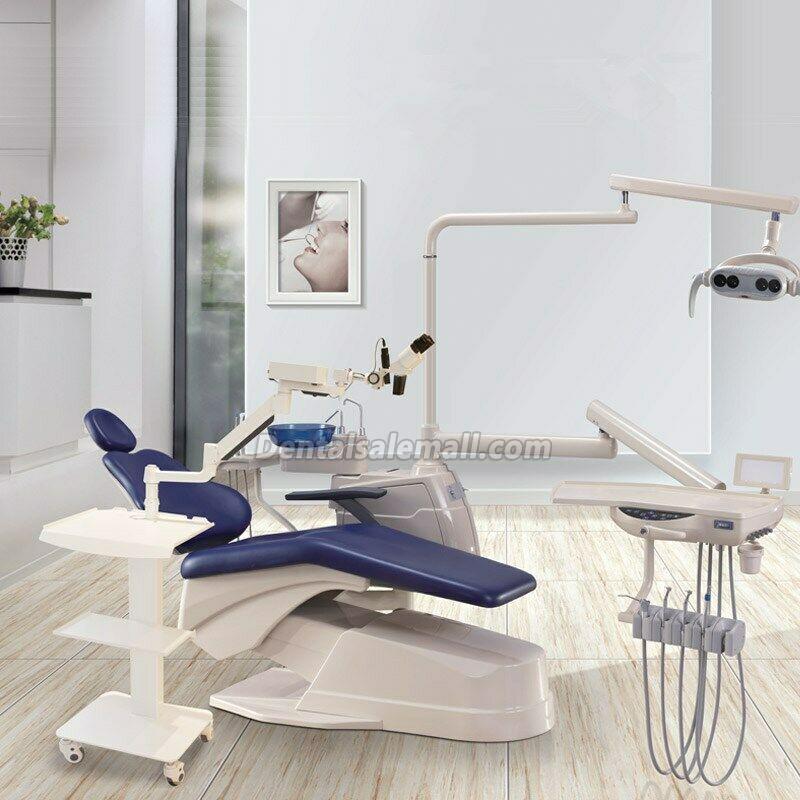 Professional Dental Surgical Microscope Operating Loupe with 5W LED Light＆Trolley Cart Unit image 14