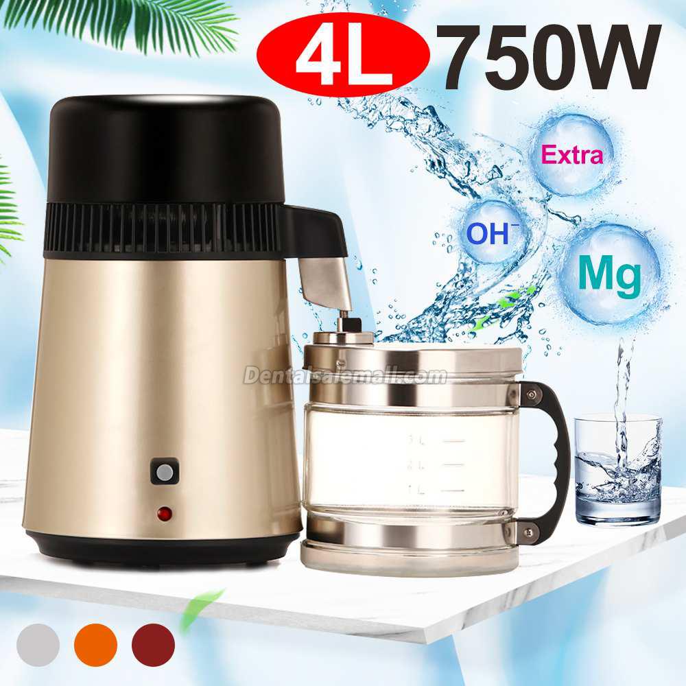 750W 4L Professional Dental Water Distiller Purifier Filter Distilled Water Filter Machine Distillation Stainless Steel image 4