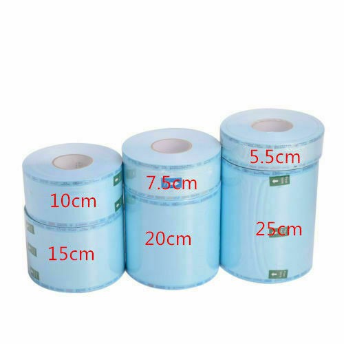 Dental Disposable Autoclave Sterilizing Self-Sealing Pouch Bag 200M, 1-Roll Pack image 1