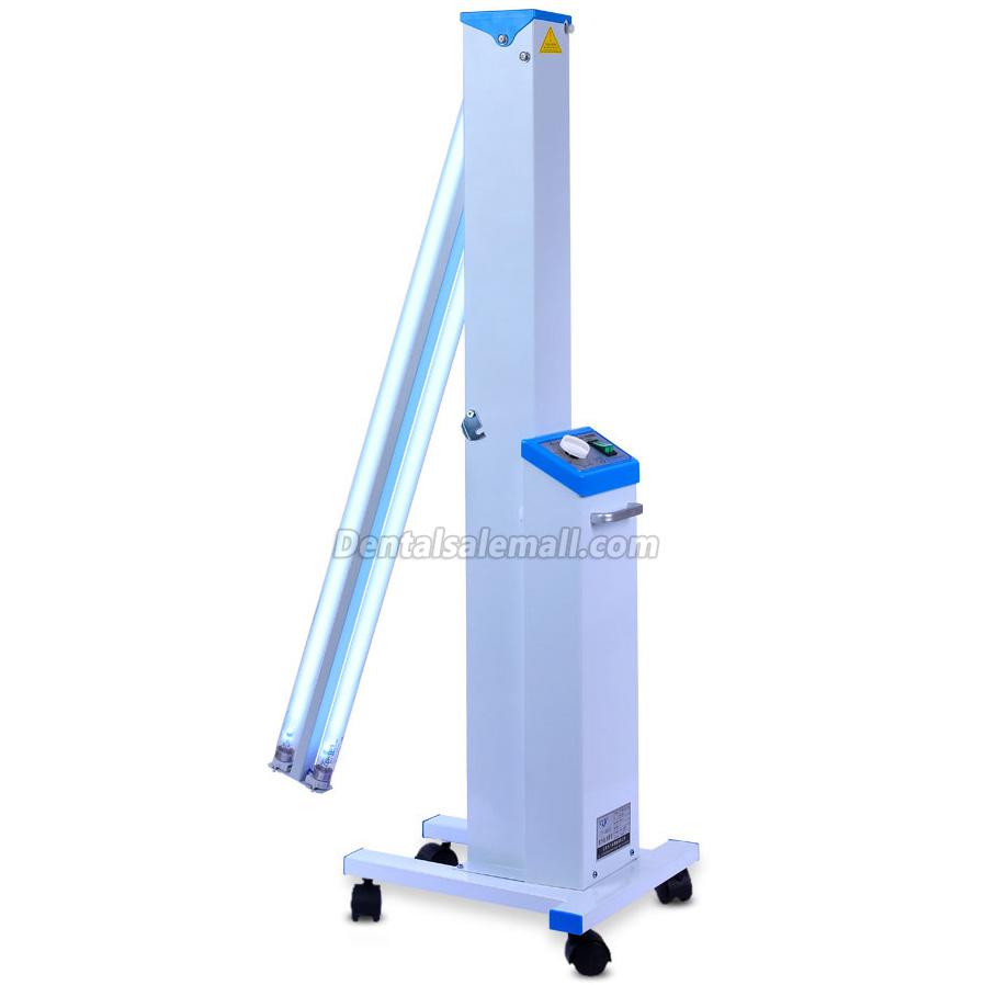 FY® 30DC Mobile UV with Ozone Disinfection Car Ultraviolet Lamp Sterilizer Trolley Cart Unit Hospital image 2