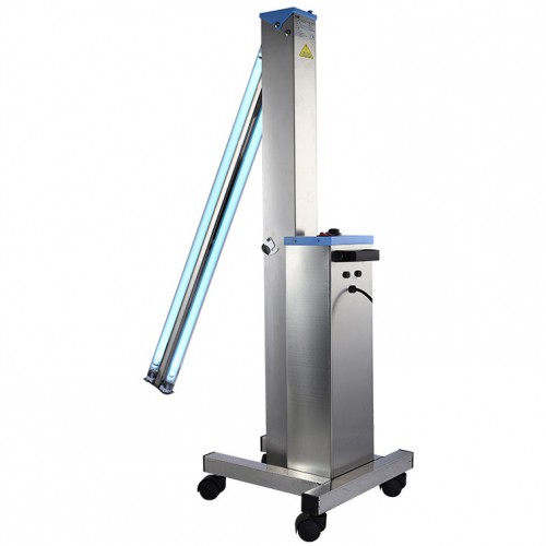 FY® 30DS Mobile UV with Ozone Trolley Disinfection Car Ultraviolet Lamp Stainless Steel Medical Hospital image 1