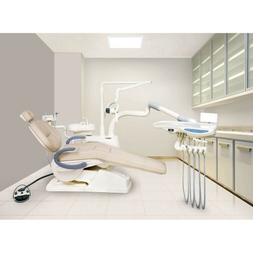 TJ2688 D4 Synthetic Leather Computer Controlled Integral Professional Dental Unit Chair image 1