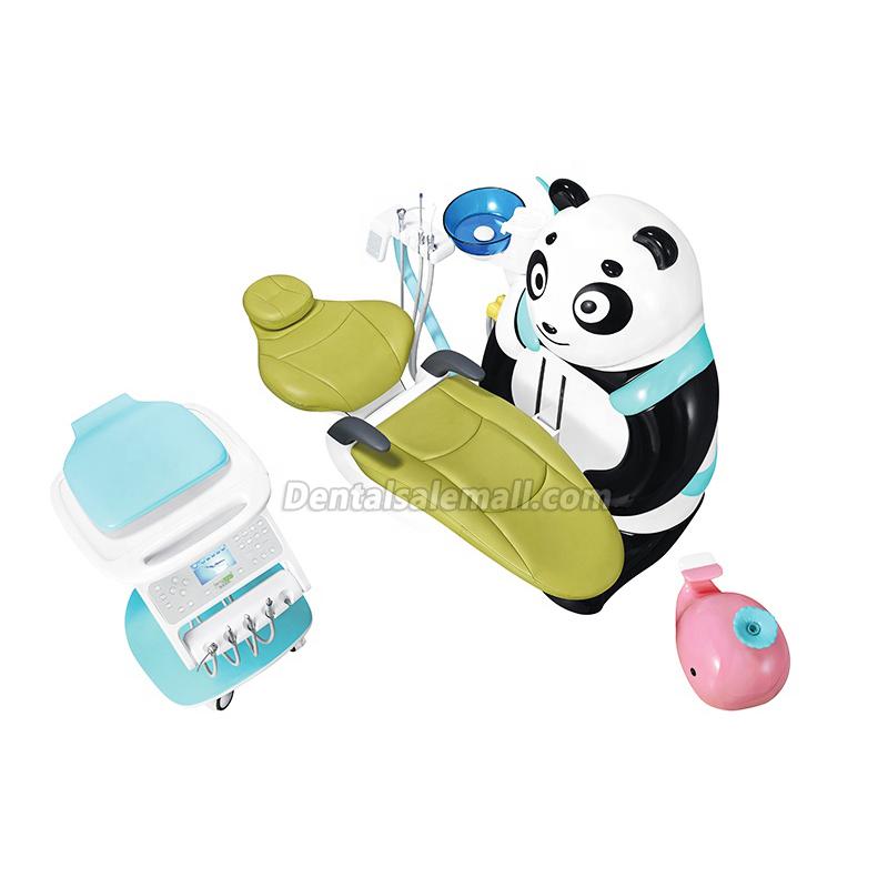 Children Professional Dental Chair Panda Shape and Ocean Style Dental Chair for Children image 3
