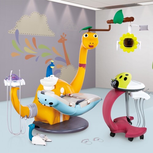BS-AYC5 Pediatric Professional Dental Chair Dinosaur Children Dental Unit image 1