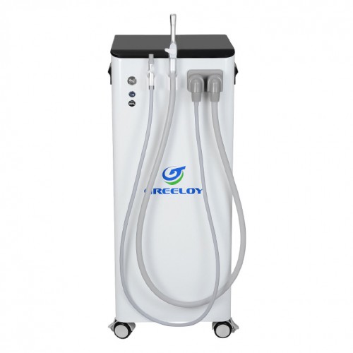 GREELOY GSM-400 Moible Professional Dental Intraoral Suction Unit Portable Oral Suction Machine Vacuum Pump 400L/Min image 1