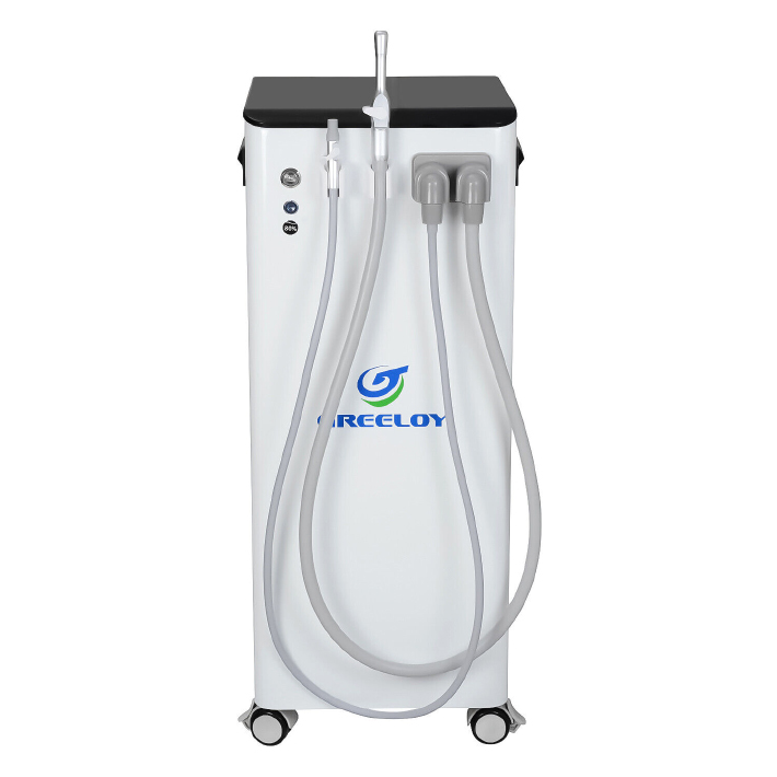 GREELOY GSM-400 Moible Professional Dental Intraoral Suction Unit Portable Oral Suction Machine Vacuum Pump 400L/Min image 2