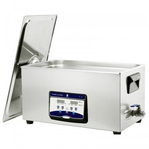 22L Ultrasonic Cleaner Ultrasonic Cleaning Machine with Timer Heater Degassing Semiwave Function JP-080S for Professional Use image 1