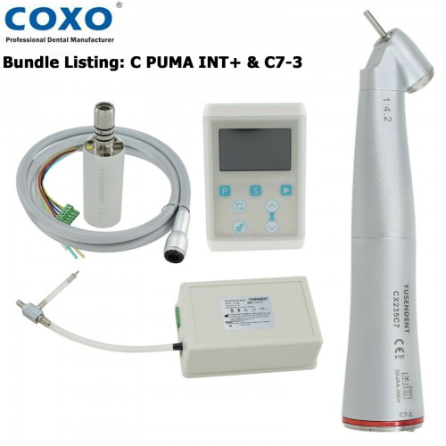 YUSENDENT COXO Professional Dental Electric LED Micro Motor 1: 4.2 Fiber-Optic 45°Contra-Angle C7-3 image 1