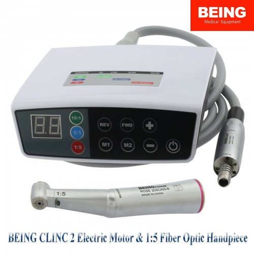 Being Dental Brushless Electric Micro Motor LED Handpiece 4-Hole 1:5, Compatible with KaVo image 1