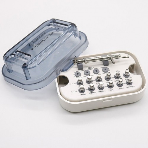 Professional Dental Implant Torque Wrench Ratchet 10-70NCM 12*Drivers & 1*Wrench Kit Holder image 1