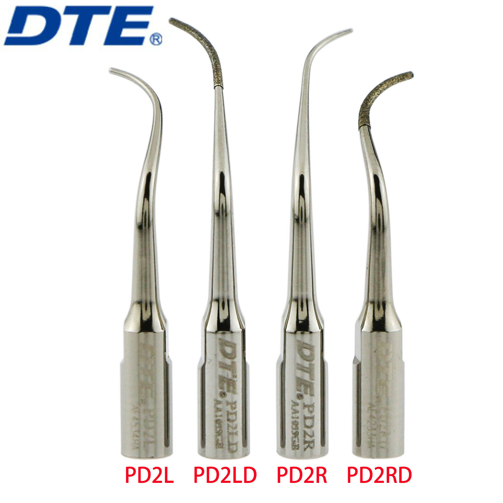 10-Piece Woodpecker DTE Dental Ultrasonic Scaler Periodontal Scaling Tips, Compatible with Satelec NSK image 2