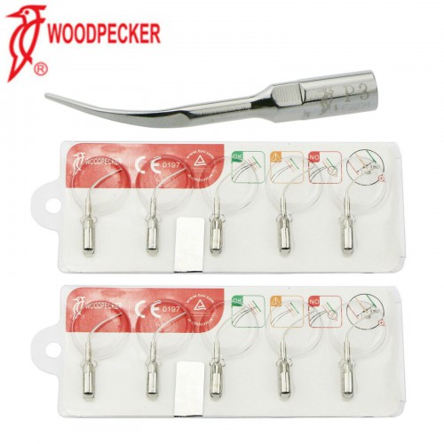 10-Piece Woodpecker Dental Ultrasonic Scaler Periodontal Scaling Tip P3, Compatible with EMS UDS image 1
