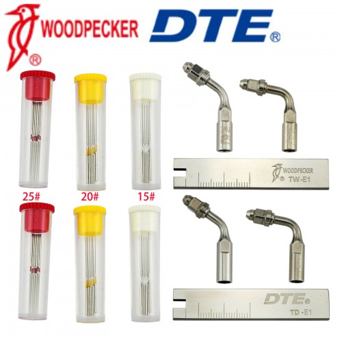 Woodpecker DTE Endo Tip U File Holder Wrench Scaler Root Canal Clean Kit, Compatible with Satelec EMS image 1