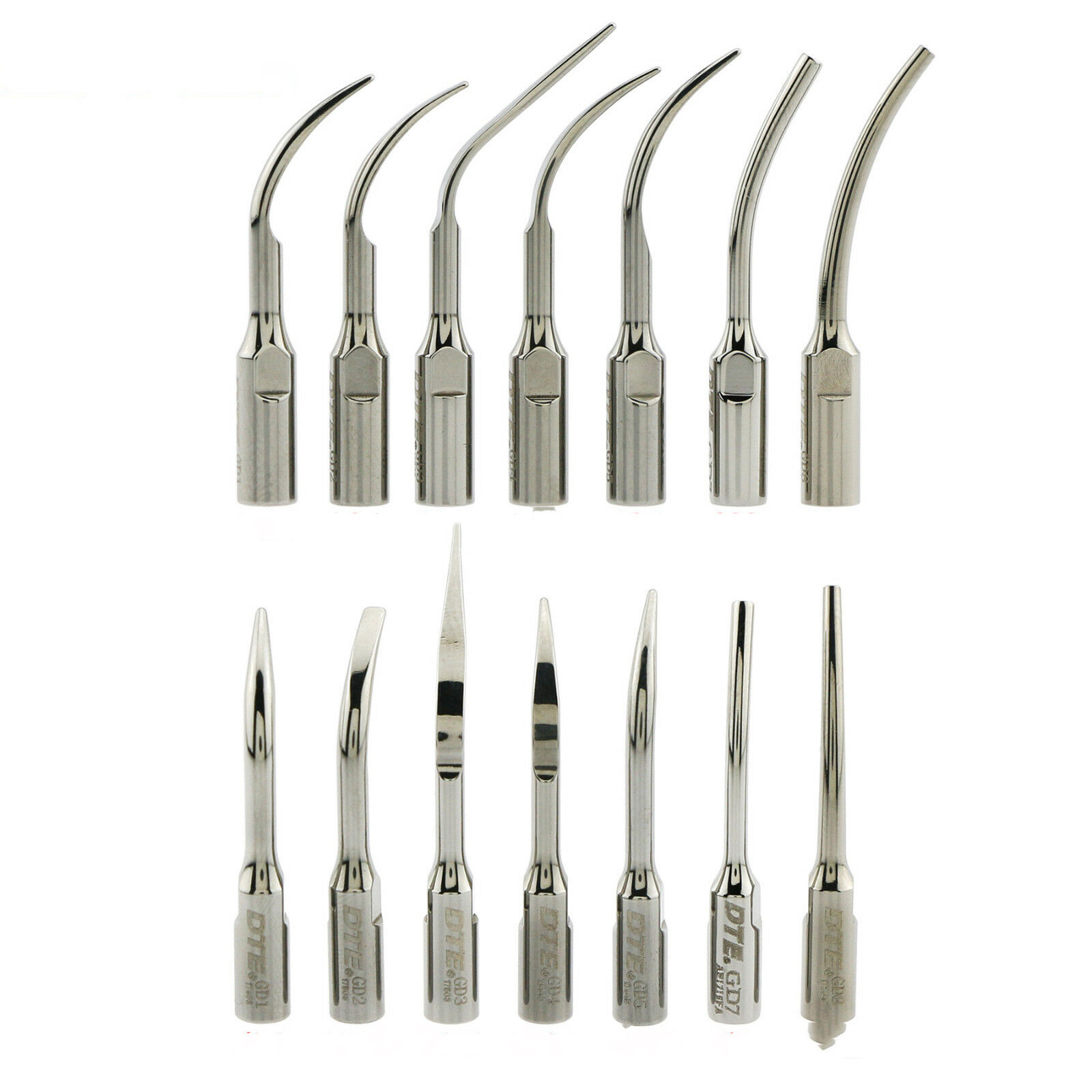 10-Piece Woodpecker DTE Dental Supragingival Scaling Ultrasonic Scaler Tips, Compatible with NSK SATELEC image 3
