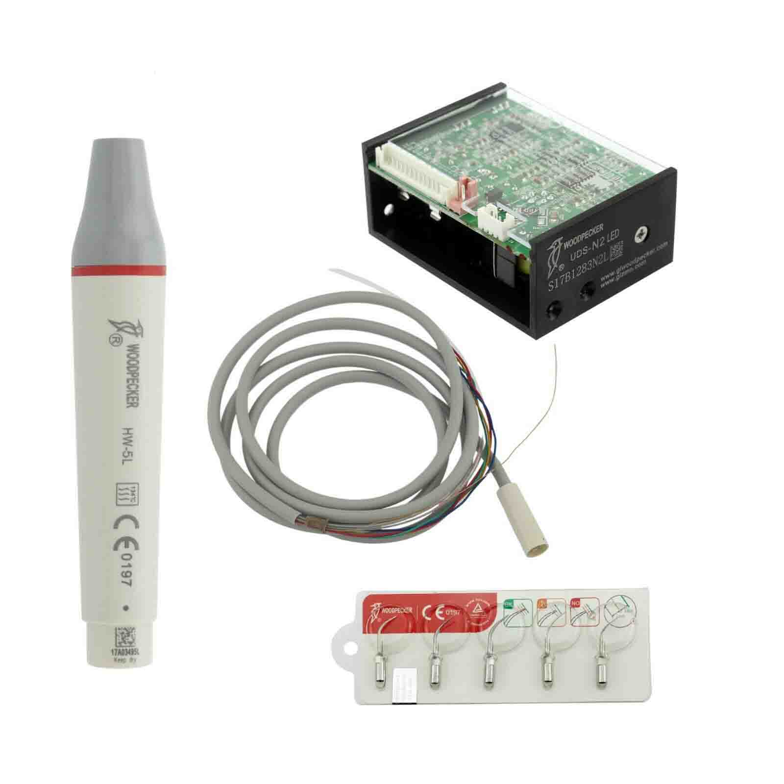 Woodpecker Dental Built-in Unit Piezo Ultrasonic Scaler Handpiece UDS N2 LED, Compatible with EMS image 3