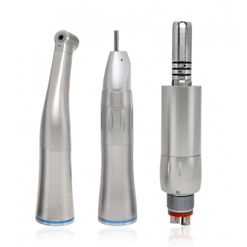 LY-14a Dental Low-Speed Handpiece Kit 1-Piece Contra-Angel with 1-Piece Straight Handpiece and 1-Piece Air Motor image 1