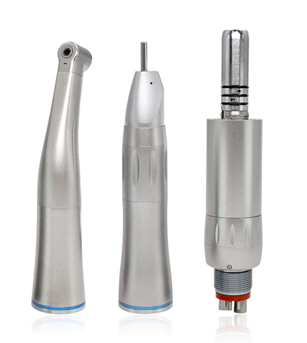 LY-14a Dental Low-Speed Handpiece Kit 1-Piece Contra-Angel with 1-Piece Straight Handpiece and 1-Piece Air Motor image 2
