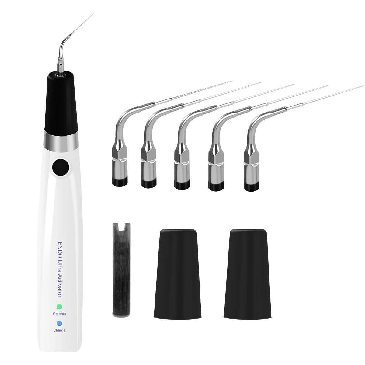 Dental Sonic Endo Irrigator Ultrasonic Endo Ultra Activator Handpiece with 6-Piece Titanium Tips image 2
