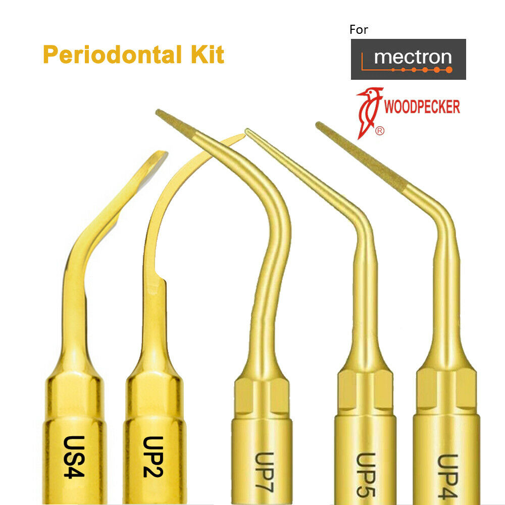 Woodpecker Ultrasurgery Ultrasonic Periodontal Tips Kit for Mectron Piezosurgery Woodpecker Ultrasurgery for Professional Use image 2