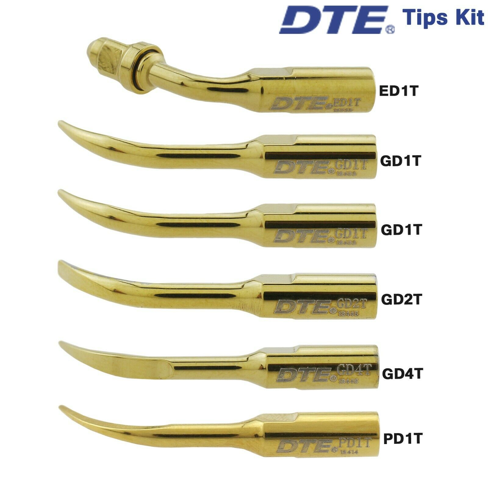 Woodpecker DTE Professional Dental Ultrasonic Scaler Tip Scaling Endo GD1T GD2T PD1T ED1T image 2