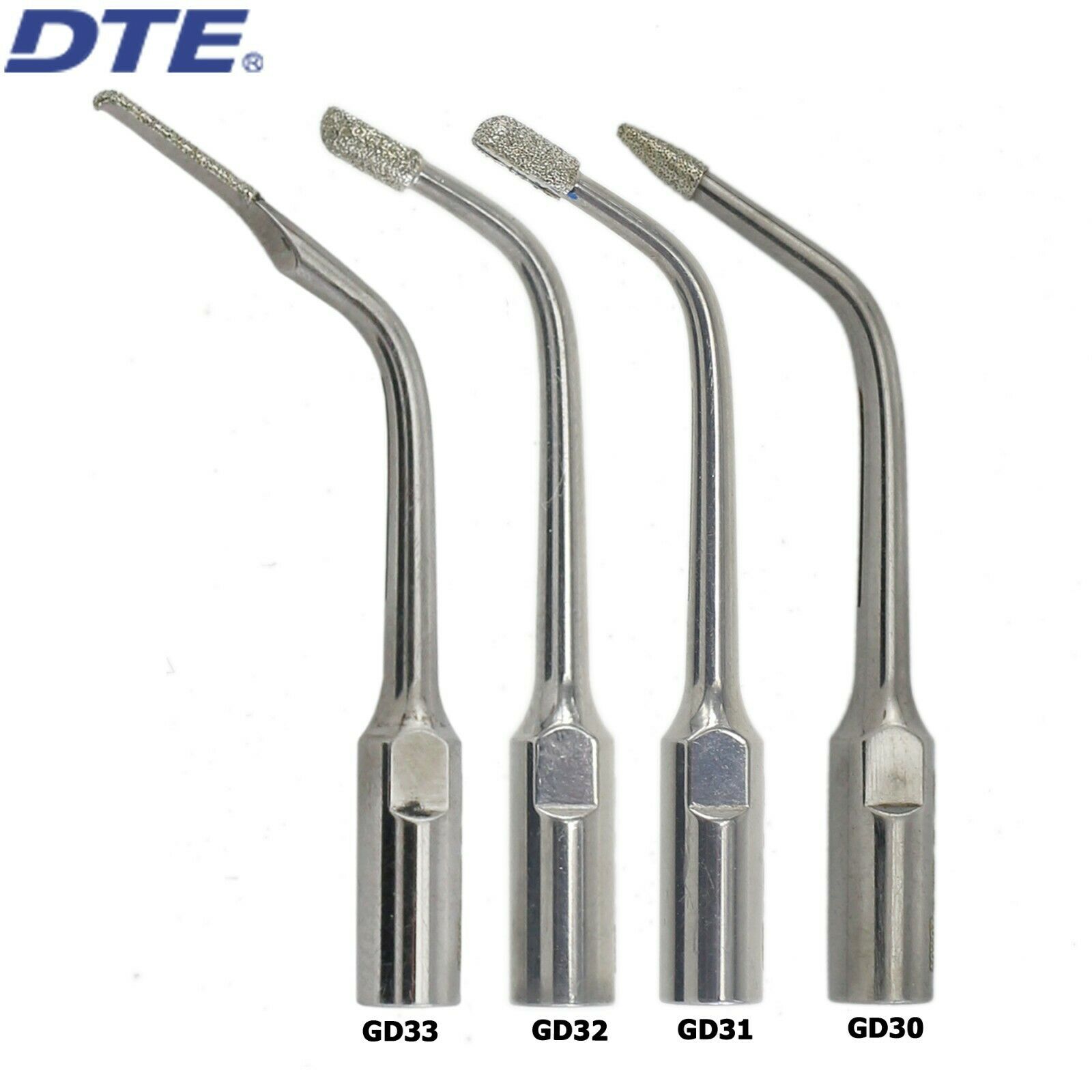 5-Piece Woodpecker DTE Ultrasonic Scaler Tip Cavity Preparation GD31 GD32, Compatible with NSK SATELEC ACTEON image 2