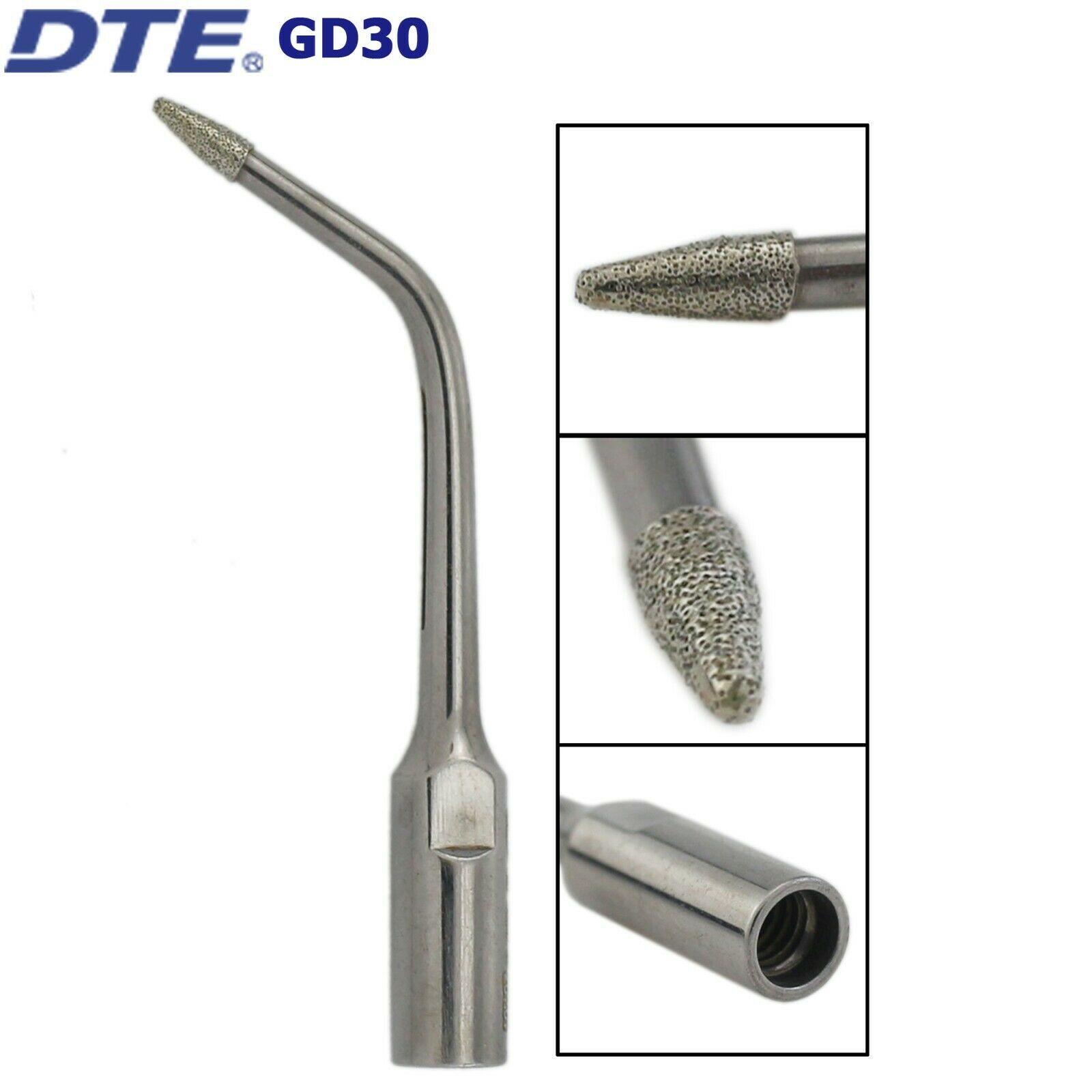 5-Piece Woodpecker DTE Dental Scaler Tip Cavity Preparation GD30, Compatible with NSK SATELEC image 2