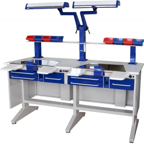 M-LT2 Professional Dental Workstation Double Person Dental Lab Equipment image 1