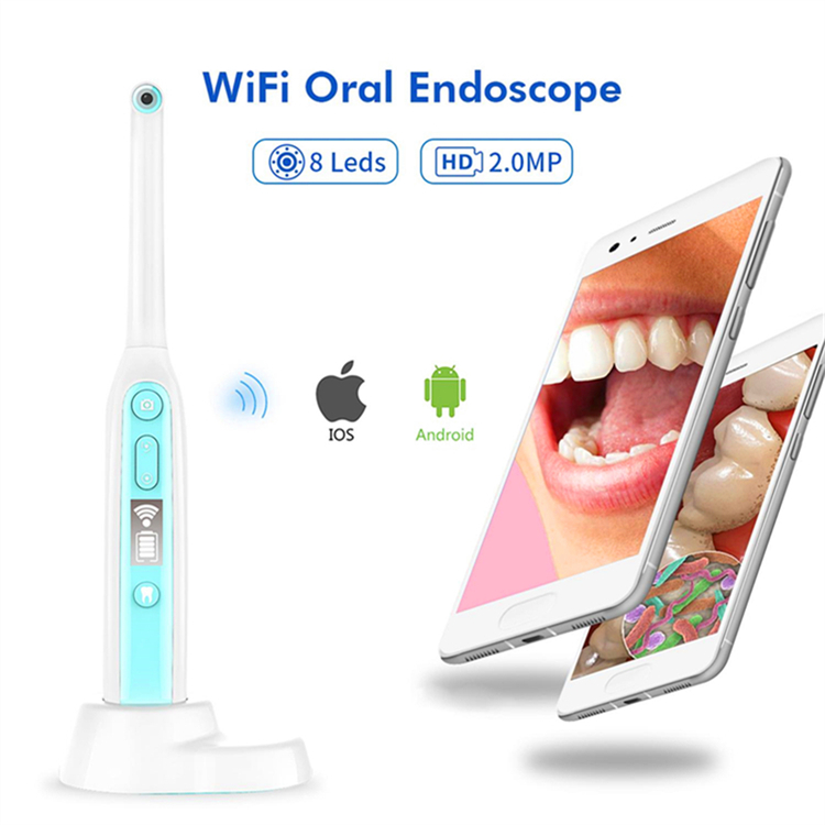Professional Dental Intraoral Camera 1080P Intraoral Endoscope Wireless Wifi Visual Oral Endoscope Ip67 Waterproof image 3
