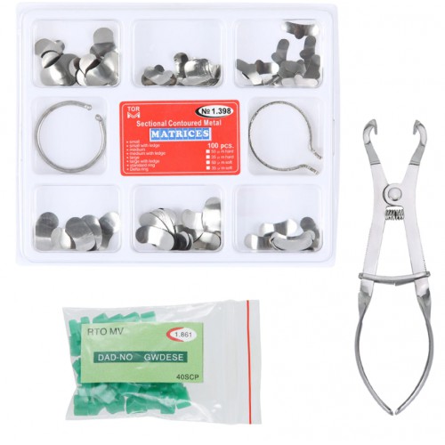 No. 1.398 Sectional Matrix Kit with Wedges and Pliers