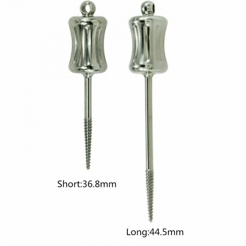 Professional Dental Manual Extractor Extract Apical Root Fragments Long 44mm Short 33mm image 1